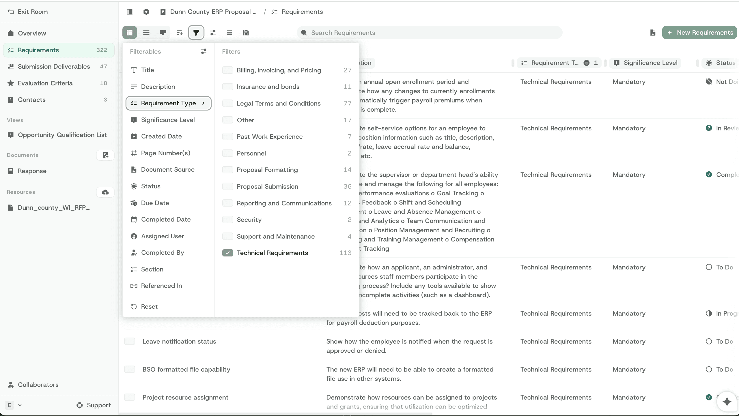 Use AI agents to analyze documents, extract requirements, build structured workflows, and complete work.