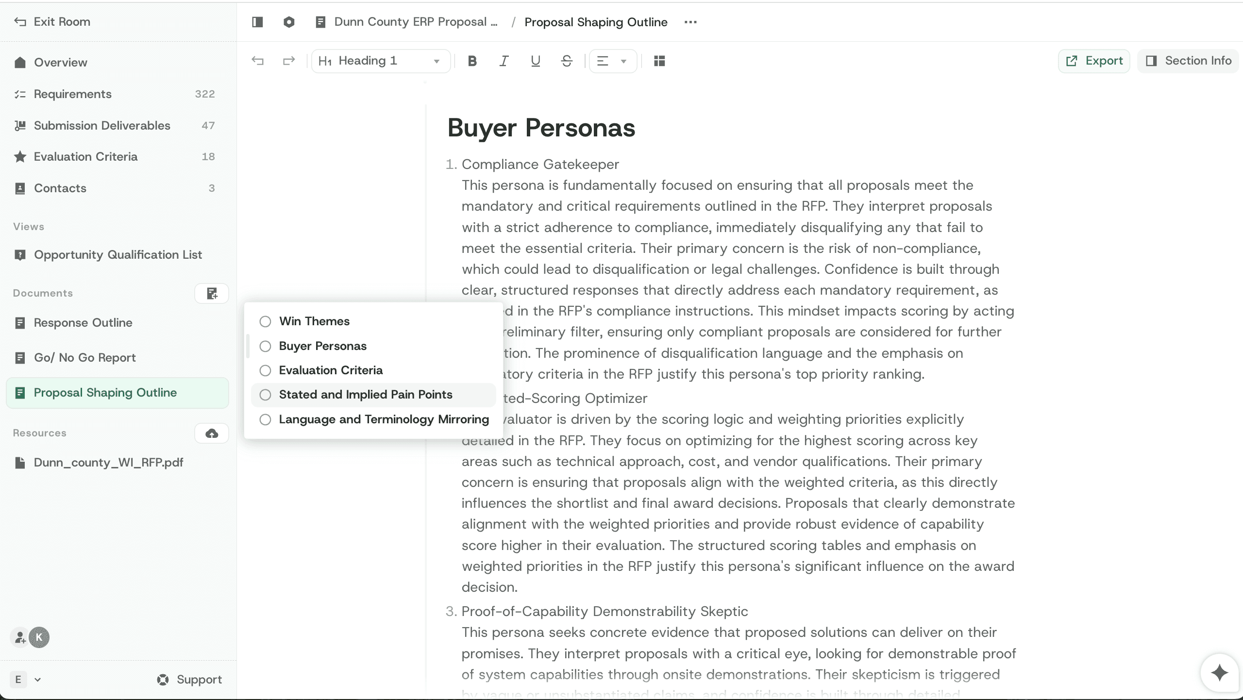 Develop and strengthen your strategy before the proposal draft begins.